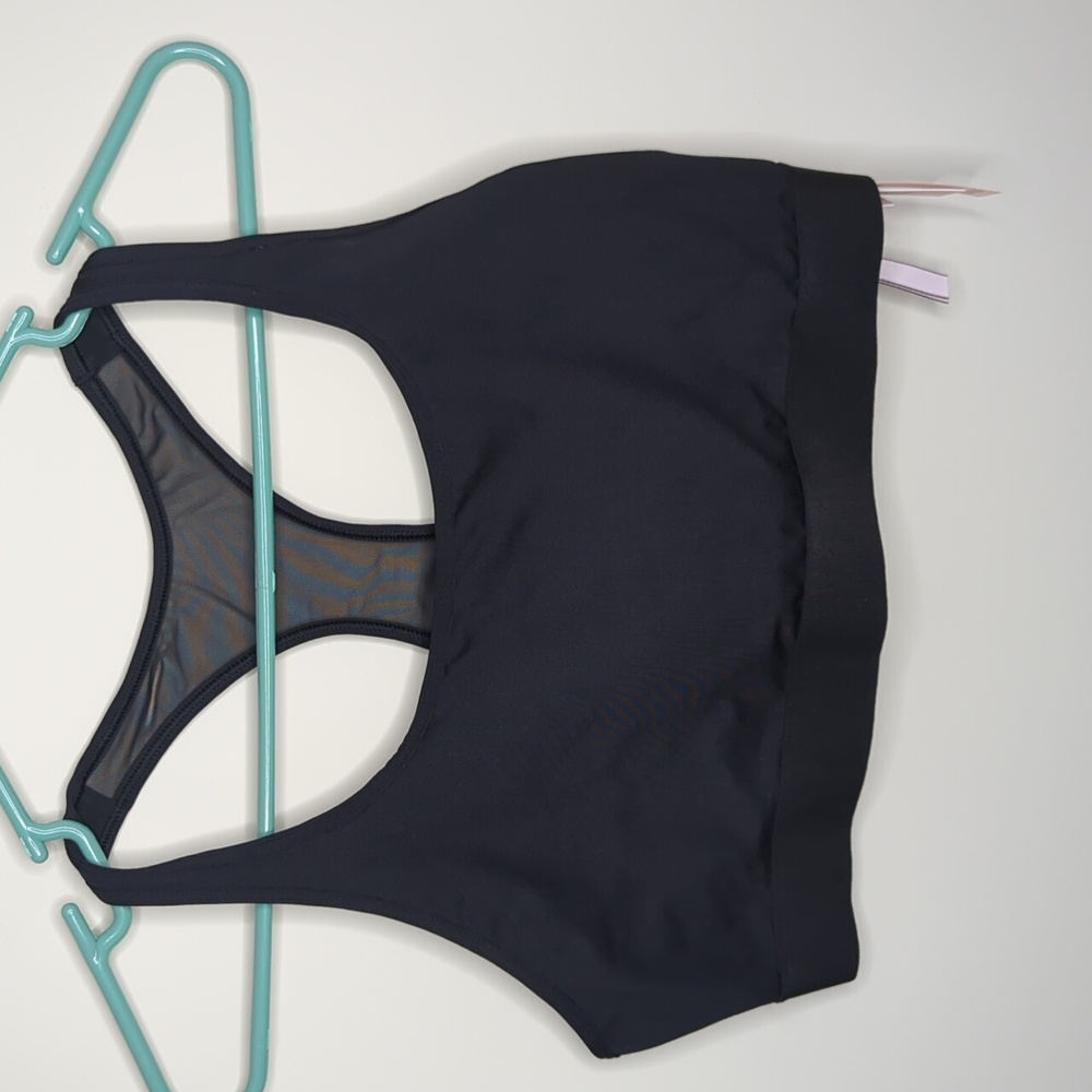 Victoria's secret black medium support sports bra size XL